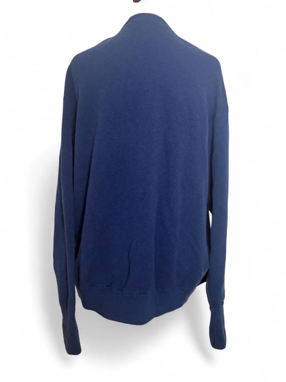 Lacoste Men's Navy Blue V-Neck Cardigan